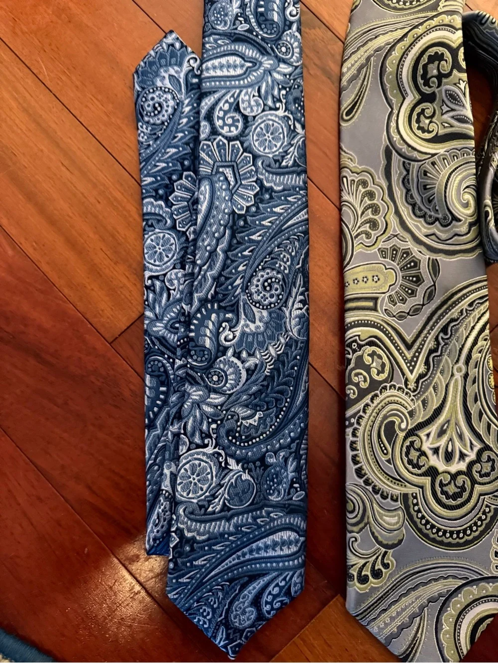 Four Ties including Geoffrey Beene and Paisley Silk